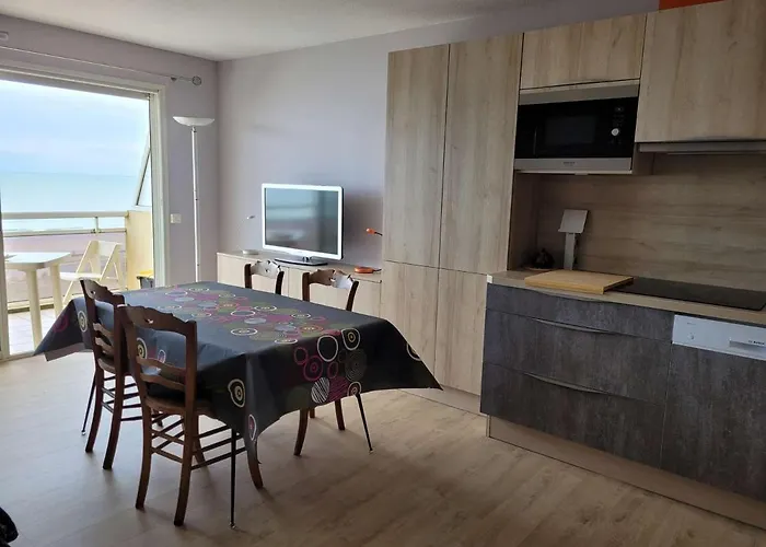 En Bord De Avec Balcon, 2 Chambres, Parking Et Wi-fi, Pour 6 Personnes A - Fr-1-672-6