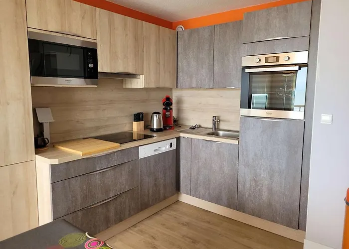 En Bord De Avec Balcon, 2 Chambres, Parking Et Wi-fi, Pour 6 Personnes A - Fr-1-672-6 Appartement Merlimont